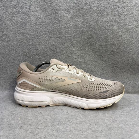 Brooks Shoes Womens Size 9.5 Ghost 15 Beige & White Running Sneakers 1203801B189 - Picture 6 of 10